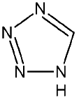 chemical structure for 1H-Tetrazole