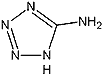 chemical structure for 5 Amino 1H Tetrazole