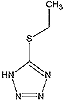 chemical structure for 5-Ethylthio-1H-Tetrazole