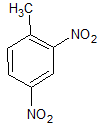 chemical structure for 2,4-Dinitrotoluene
