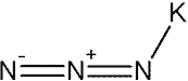 chemical structure for Potassium Azide