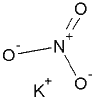 chemical structure for Potassium Nitrate