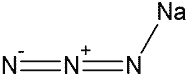 chemical structure for Sodium Azide