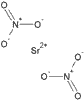 chemical structure for Strontium Nitrate