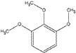chemical structure for 1,2,3-Trimethoxybenzene